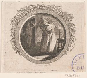 Titelvignet til S. Richardson: "Miss Clarissa Harlowes historie", fjerde del af Georg Christian Schule