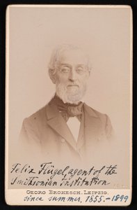 Portræt af Felix Flugel 1820-1904, 1894. af Georg Conrad Adolph Brokesch
