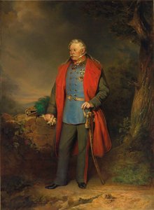Feltmarskal grev Johann Joseph Wenzel Radetzky af Radetz, portræt i fuld længde