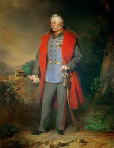Feltmarskal Josef greve Radetzky, øverstkommanderende under felttoget mod Italien ...