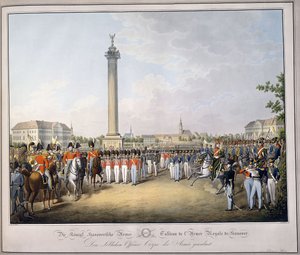 Tableau de l "Armee Royale de Hanover, from" Tableau des Armees de l "Europe", by Luwig Von Kleist, c.1828-1845dani