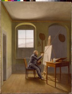 Caspar David Friedrich i sit atelier