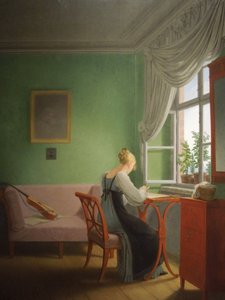 Polsk:  Hafciarka Broderikvinde af Georg Friedrich Kersting