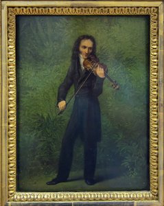 Portræt af Niccolò Paganini 1782-1840, 1830-1831