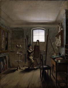 Maleren Gerhard von Kügelgen i sit atelier