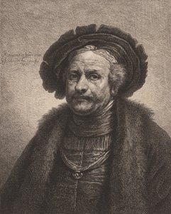 Selvportræt af Rembrandt, 1771.