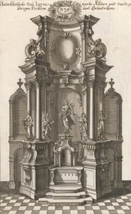 Design til et monumentalt alter, plade c fra 