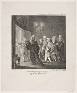 Illustration til Holbergs Komedier af Georg Haas