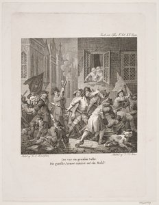 Illustration til Holbergs Komedier af Georg Haas
