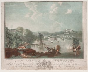 Vue de la ville Frederikshald af Georg Haas