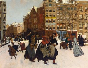 Vinter i Amsterdam, ca. 1898
