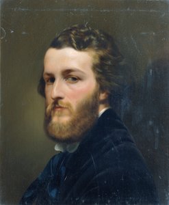 selvportræt af Georg Koberwein