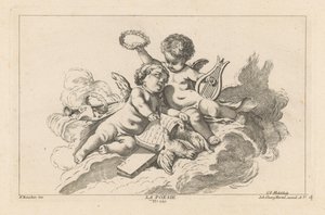 Poëzie La Poesie (titel på objekt) Livre des Arts (serietitel) af Georg Leopold Hertel