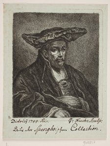 En mand med baret af Georg Mathias Fuchs