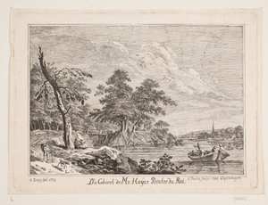 Flodparti af Georg Mathias Fuchs