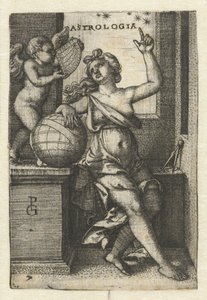 Astronomi Astrologi (titel på objekt) Seven Liberal Arts (serietitel) af Georg Pencz