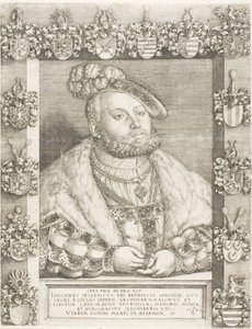 Kurfyrste Johannes Frederik den Storsindede af Sachsen af Georg Pencz