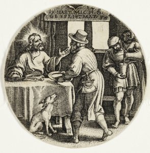 Feeding the Hungry, fra The Seven Acts of Mercy af Georg Pencz
