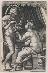 Medea og Jason af Georg Pencz