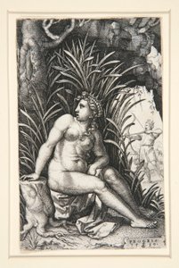 Procris og Cephalus, fra serien De græske heltinder af Georg Pencz