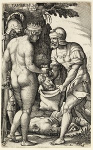 Tamiris, fra græske heltinder af Georg Pencz