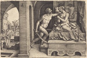 Tarquin og Lucretia af Georg Pencz