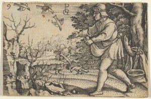 Lignelsen om sædemanden, fra Historien om Kristus, 1534-35.