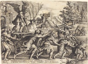 Tidens triumf af Georg Pencz
