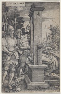 Titus Manlius, fra romerske helte, 1535. af Georg Pencz