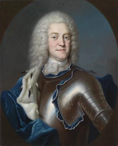 Portræt af Christian Ludwig II, 1683-1756 hertug af Mecklenburg, 1731-1732 af Georg Weissmann