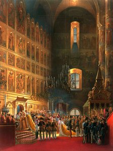 Salvelsen af zar Alexander II af Rusland, Moskva, 1856.