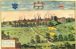 Bethune af Georg and Hogenberg Franz (1535 90) Braun