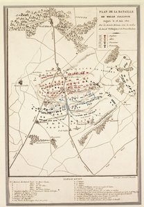 Kort over slaget ved Waterloo