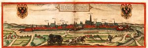 Wien, Østrig af Georg and Hogenberg Franz (1535 90) Braun