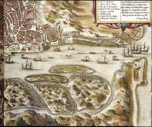 Goa Ifølge Atlas "Civities of the World" af Braun og Hogenberg