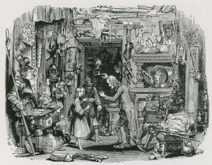 The Stranger brings Little Nell Home (gravering)