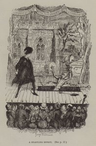 En opsigtsvækkende effekt (gravering) af George (after) Cruikshank