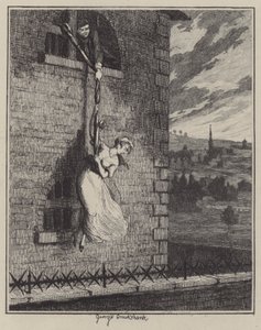 Illustration til Jack Sheppard (gravering) af George (after) Cruikshank