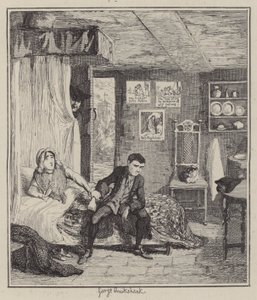 Illustration til Jack Sheppard (gravering) af George (after) Cruikshank
