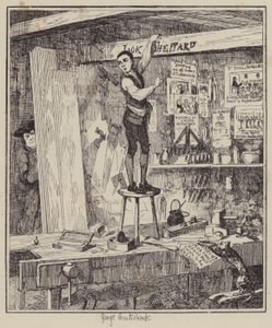 Illustration til Jack Sheppard (gravering) af George (after) Cruikshank