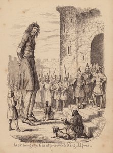 Jack og bønnestagen (kobberstik) af George (after) Cruikshank