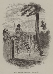 Like Master Like Man (gravering) af George (after) Cruikshank