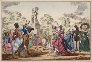 Monstrositeter fra 1822 (farvet gravering)