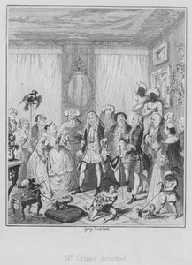 Mr Cripps opdaget (gravering) af George (after) Cruikshank