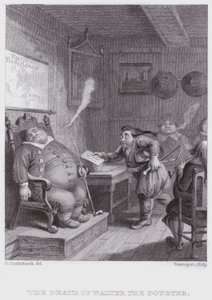 Walter The Doubters død (gravering)