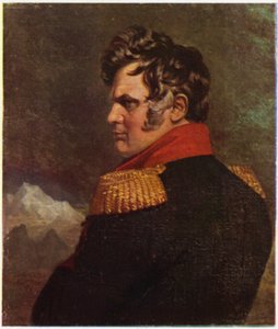 Portræt af general Ermoloff (farvelitografi)