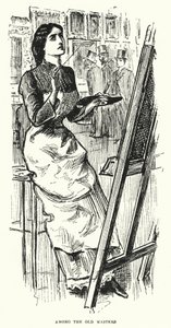 Illustration til Trilby af George du Maurier (gravering)