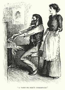 Illustration til Trilby af George du Maurier (gravering) af George (after) Du Maurier