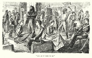 Illustration til Trilby af George du Maurier (gravering) af George (after) Du Maurier