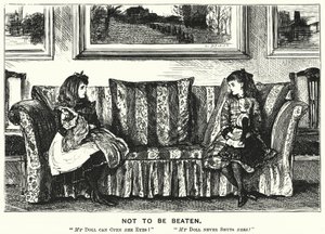 Punch tegnefilm: Not to Be Beaten (gravering) af George (after) Du Maurier